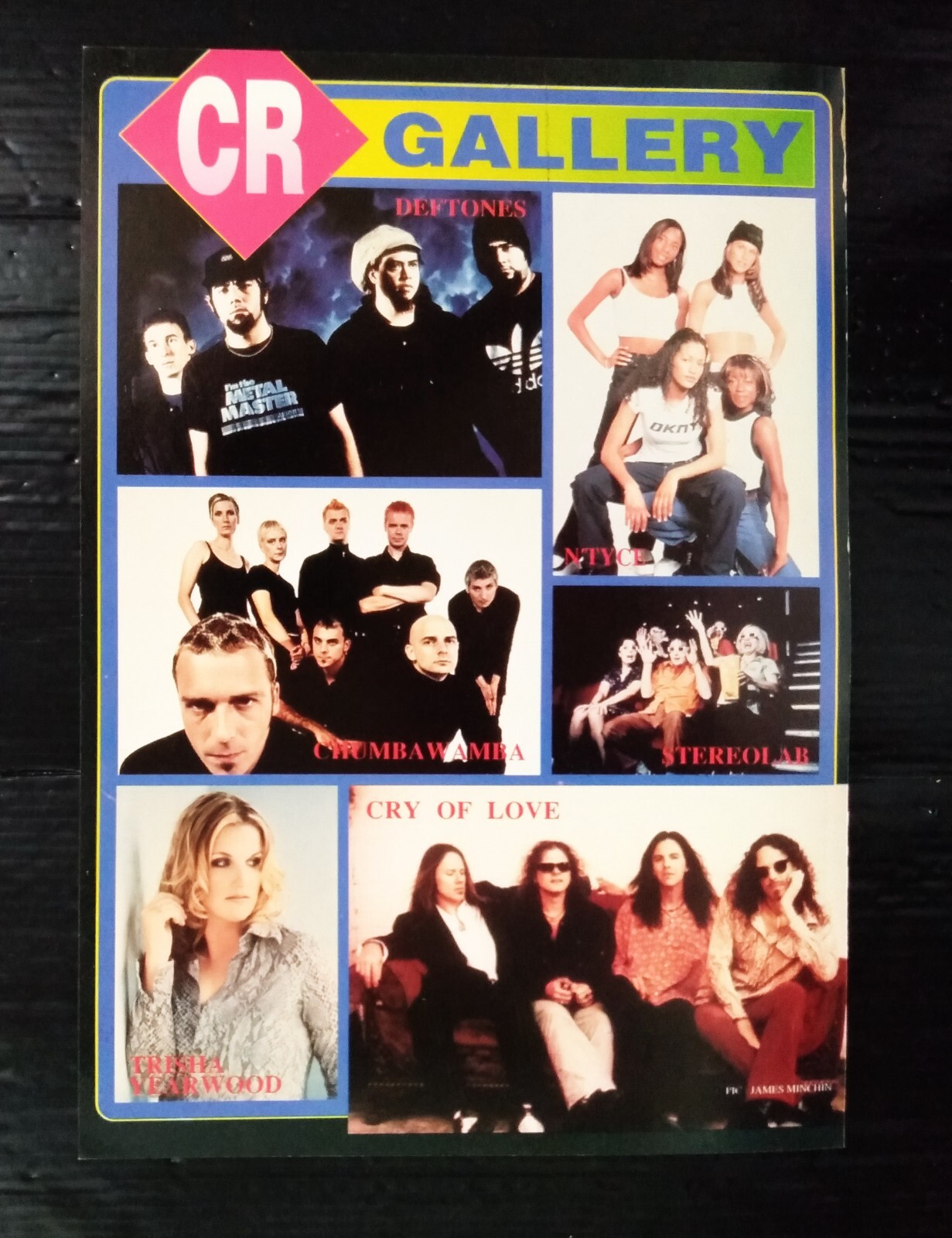 Deftones Cry of Love Chumbawamba VINTAGE THAILAND ONLY 1 COLOR PAGE MEGA RARE