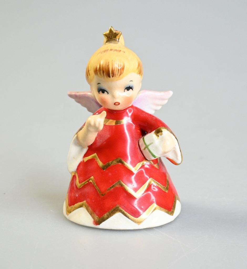 1956 Vintage George Lefton Bell Angel 80112 Naughty Angel