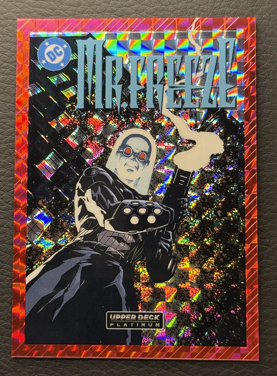 2026 Upper Deck Platinum DC Mister Freeze Red Tessellation #VC33 NM