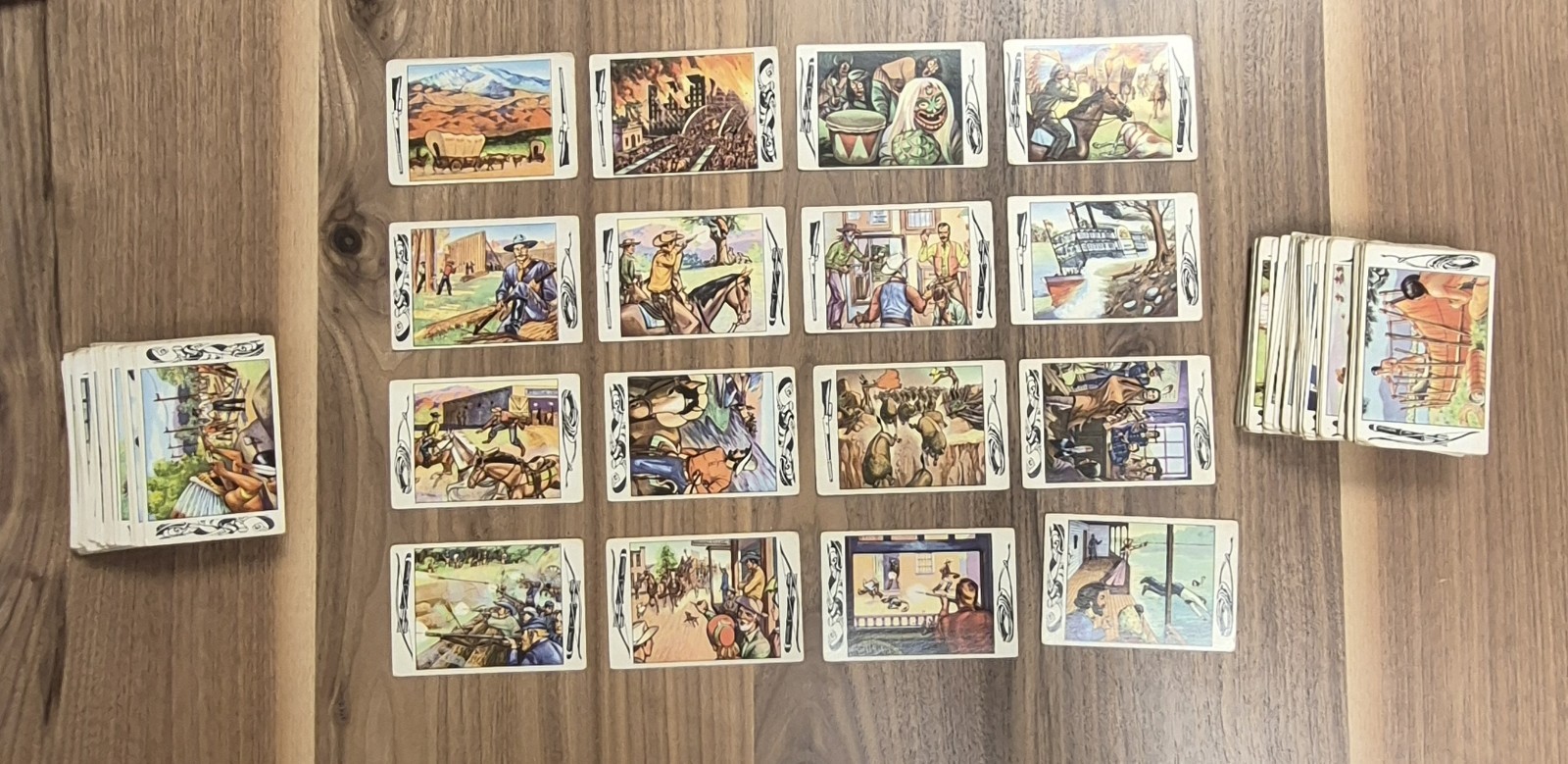 1953 Bowman Frontier Days 128 Non Sports Card Vintage Complete VG Low Grade Set 1953 Bowman Frontier Days 128 Non Sports Card Vintage Complete VG Low Grade Set