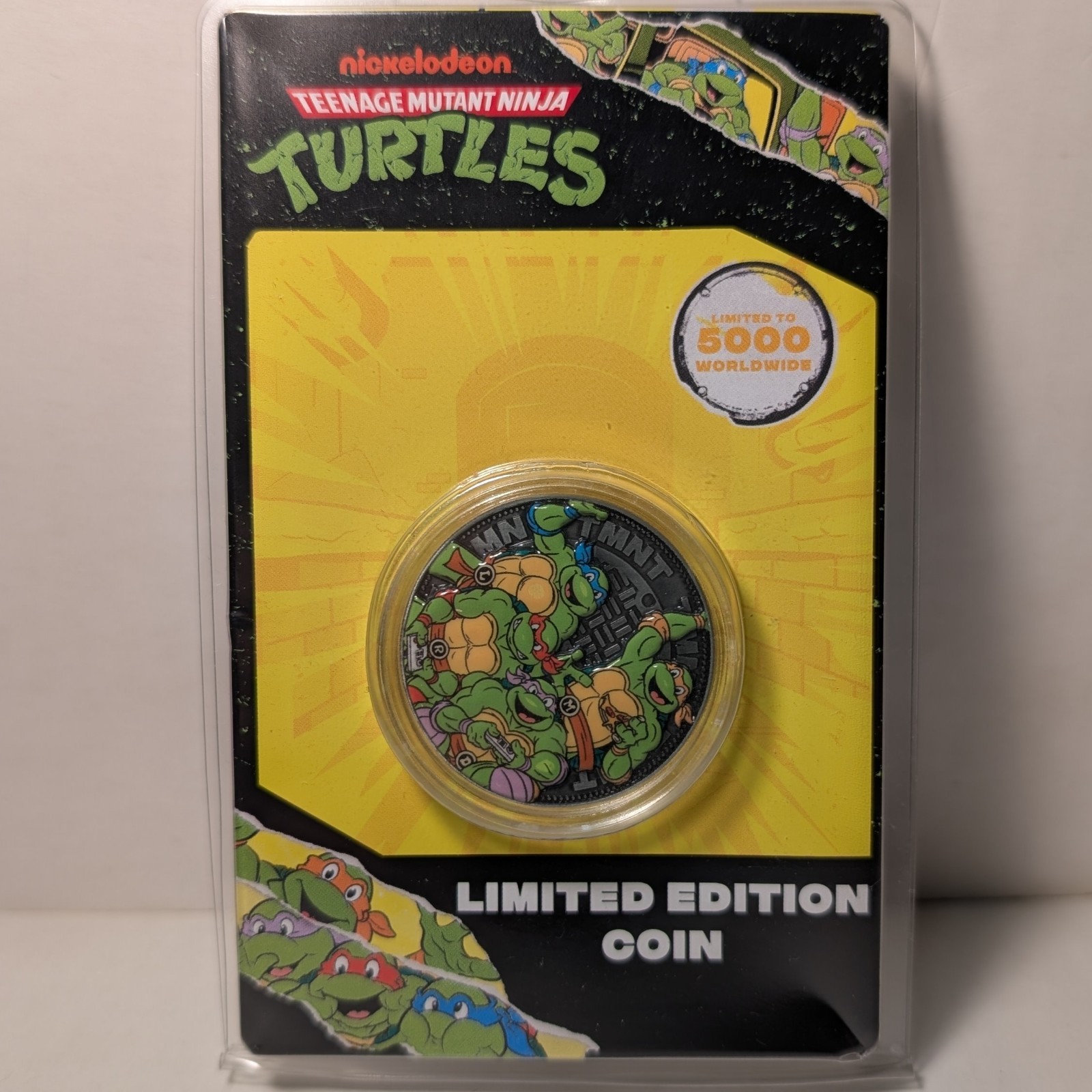 Teenage Mutant Ninja Turtles Collectible Krang Coin Official TMNT Badge Figure Teenage Mutant Ninja Turtles Collectible Krang Coin Official TMNT Badge Figure