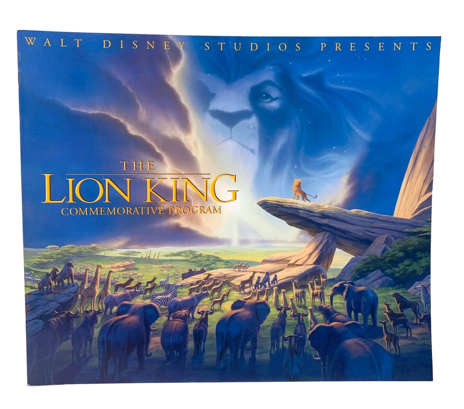 Rare Disney Lion King World Premiere Radio City Music Hall Commemorative Program