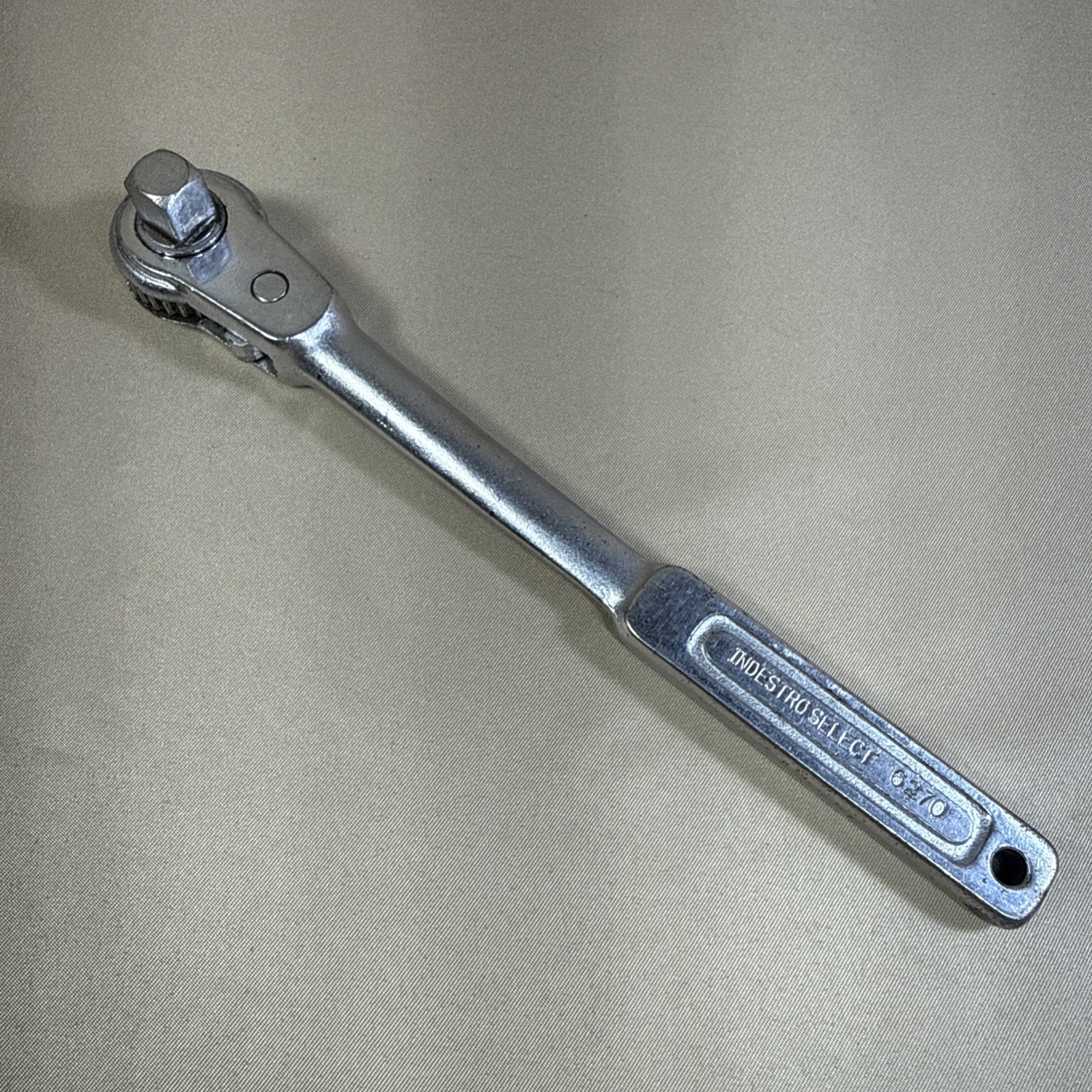 Indestro Select Forged In USA No. 6270 Vintage Ratchet 3/8\ Indestro Select Forged In USA No. 6270 Vintage Ratchet 3/8\