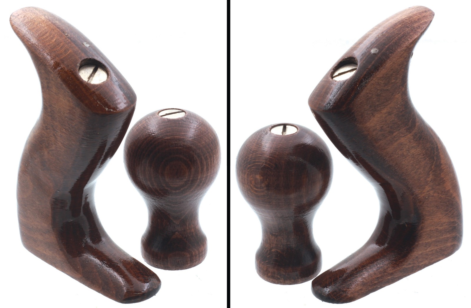Orig. Hardwood Handle/Knob for Stanley No. 12-004 Smooth Plane - mjdtoolparts