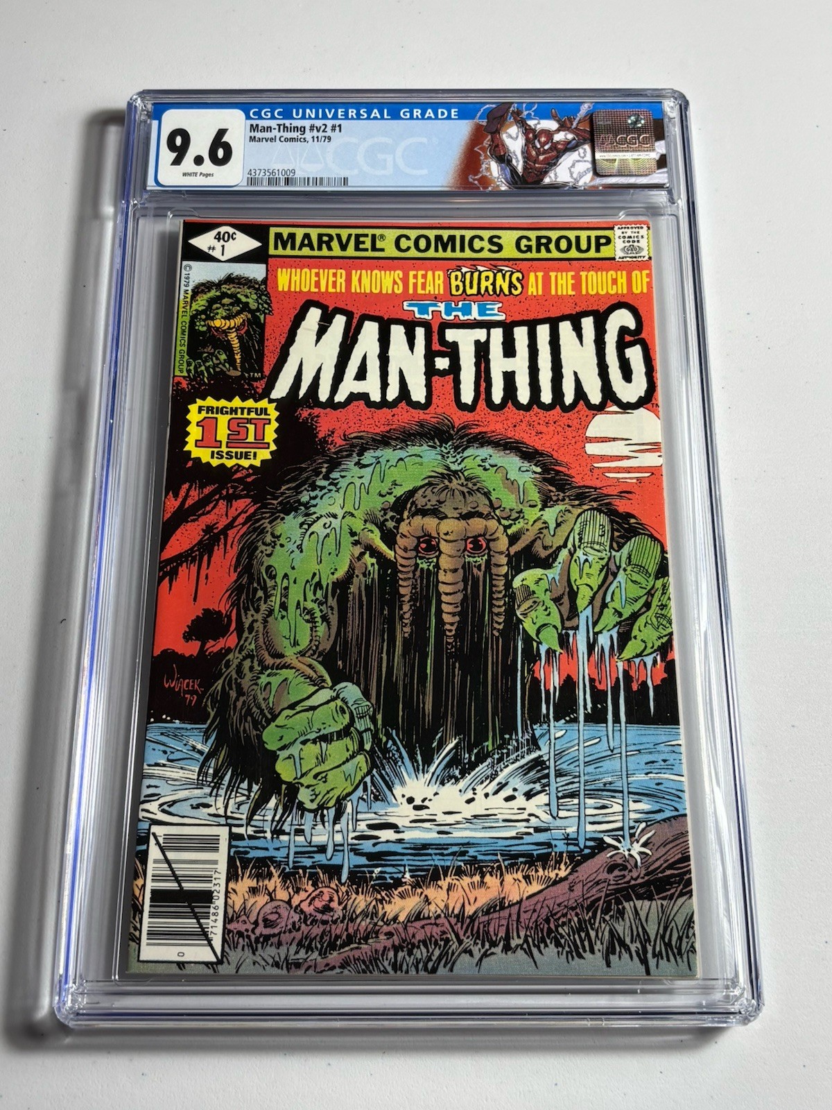 Man-Thing Vol. 2 #1 (1979, Marvel) CGC 9.6 White Pages Newsstand