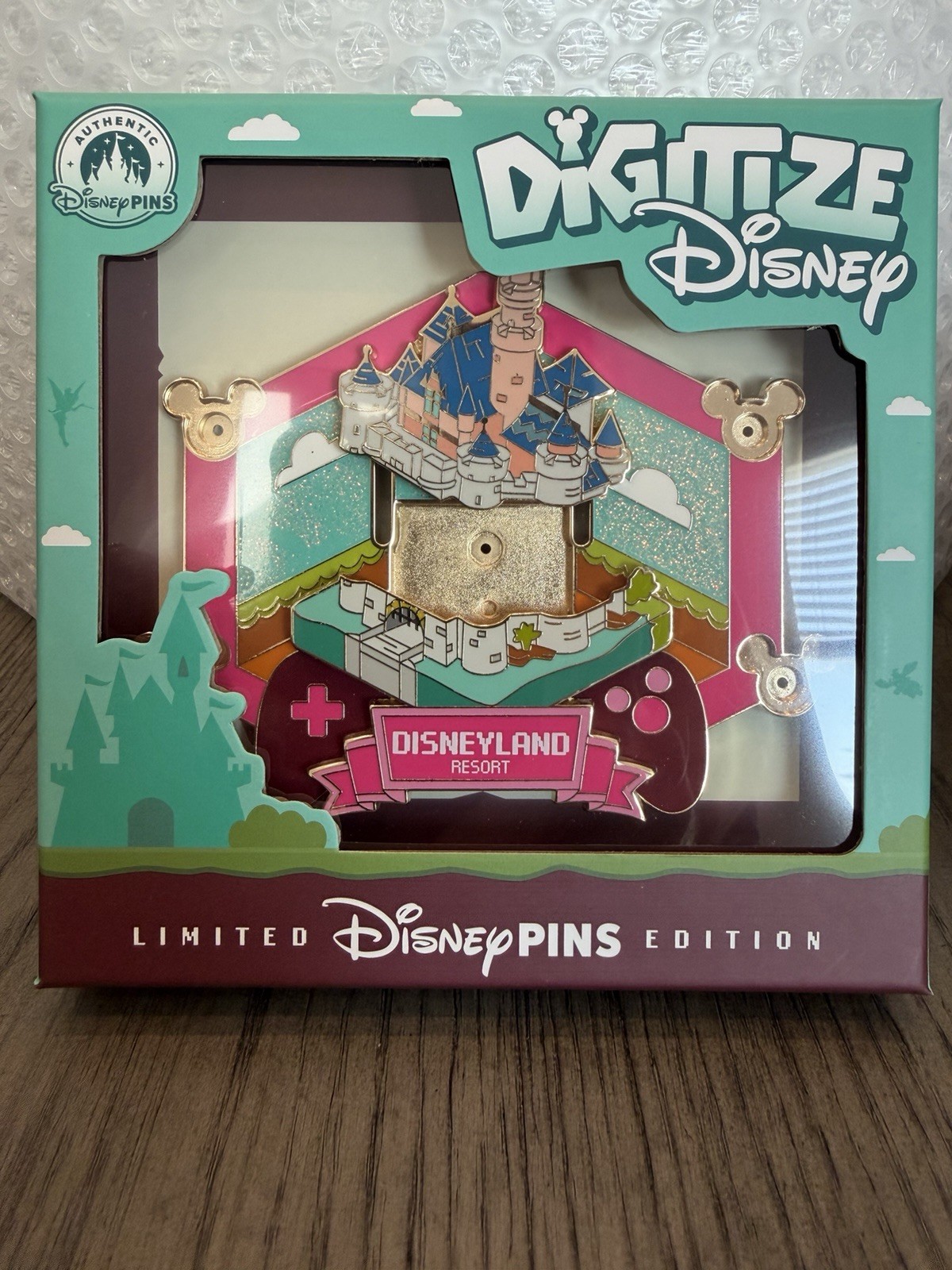 2026 Disneyland Digitize Castle Jumbo Pin LE 3000