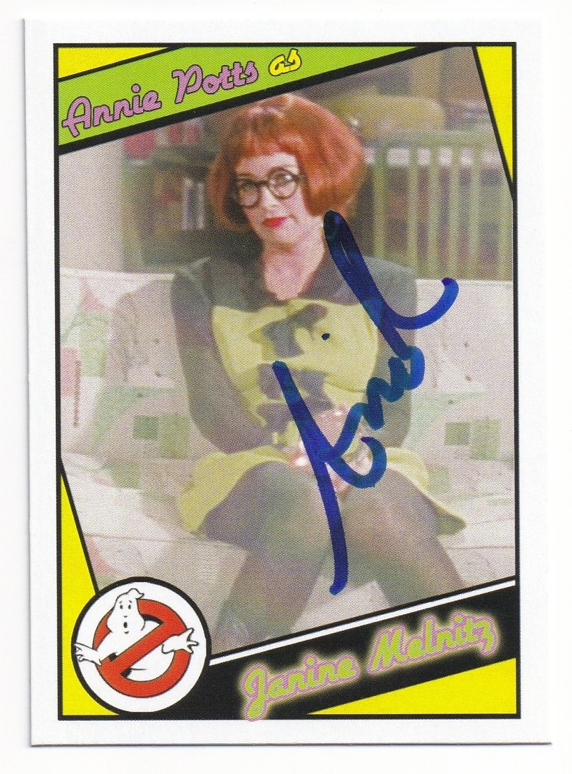 HOLLYWOOD LEGEND & GHOSTBUSTERS STAR ANNIE POTTS SIGNED CUSTOM CARD RARE HOLLYWOOD LEGEND & GHOSTBUSTERS STAR ANNIE POTTS SIGNED CUSTOM CARD RARE