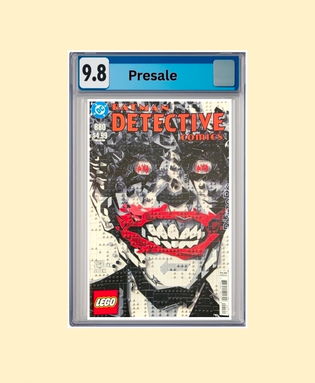 PRESALE Batman Detective Comics #880 CGC 9.8 Graded Lego Variant Cover 2026 PRESALE Batman Detective Comics #880 CGC 9.8 Graded Lego Variant Cover 2026