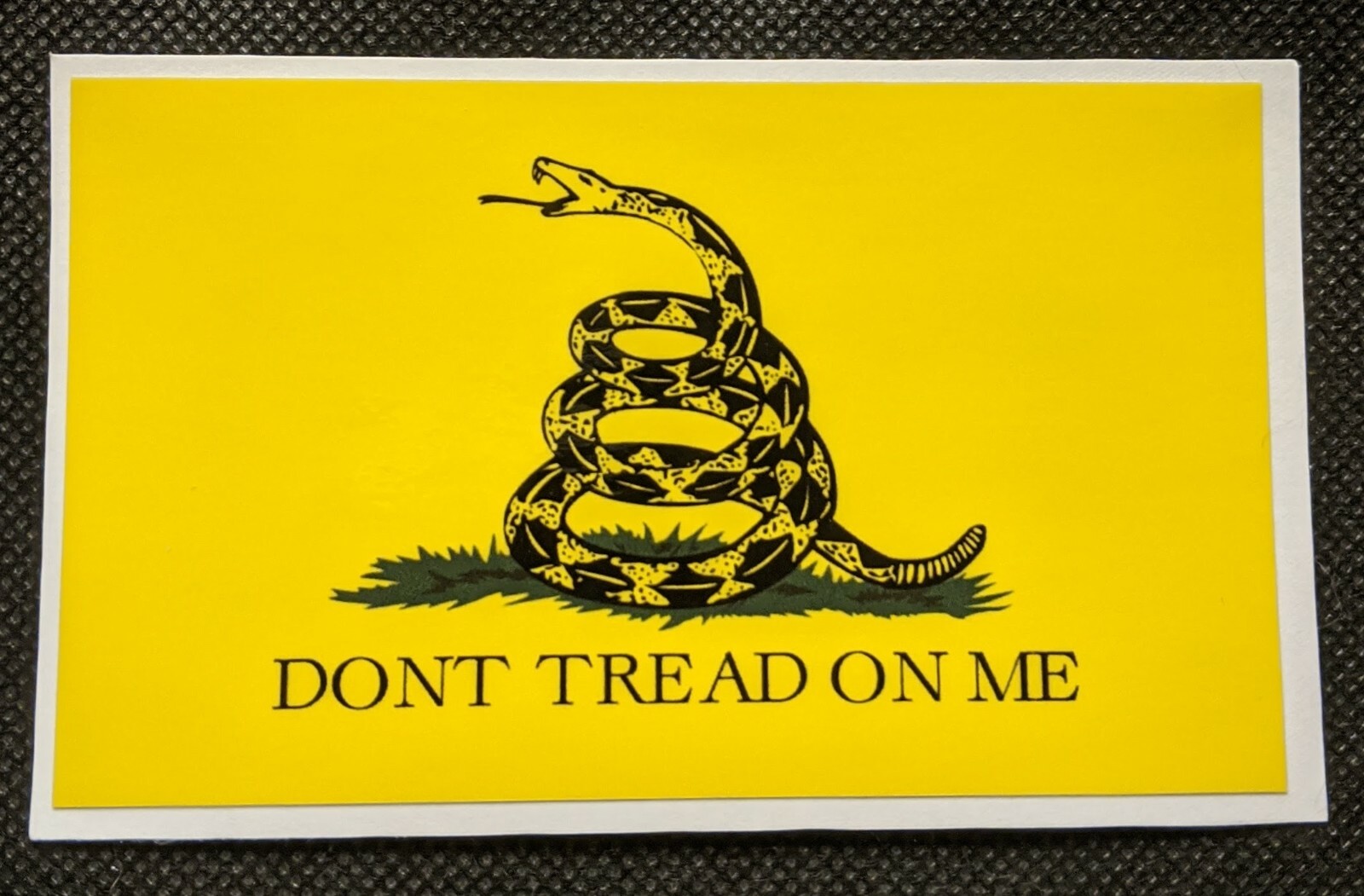 Don't Tread On Me Second Amendment Vinyl Sticker