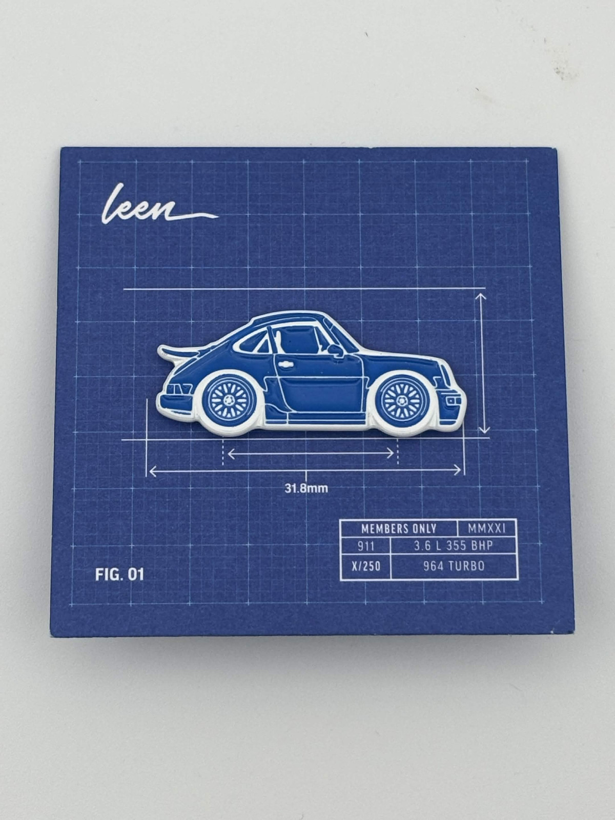 Leen Customs Blue Print Porsche 964 Turbo