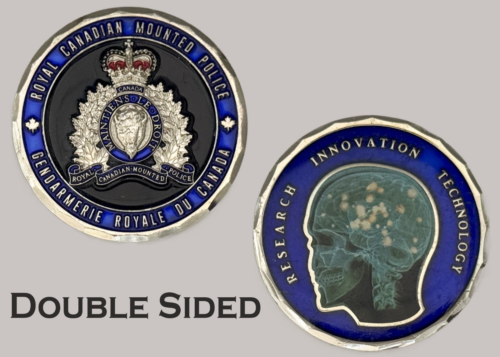 RCMP Royal Canadian Mounted Police Research Innovation Tech Challenge Coin  J#28
