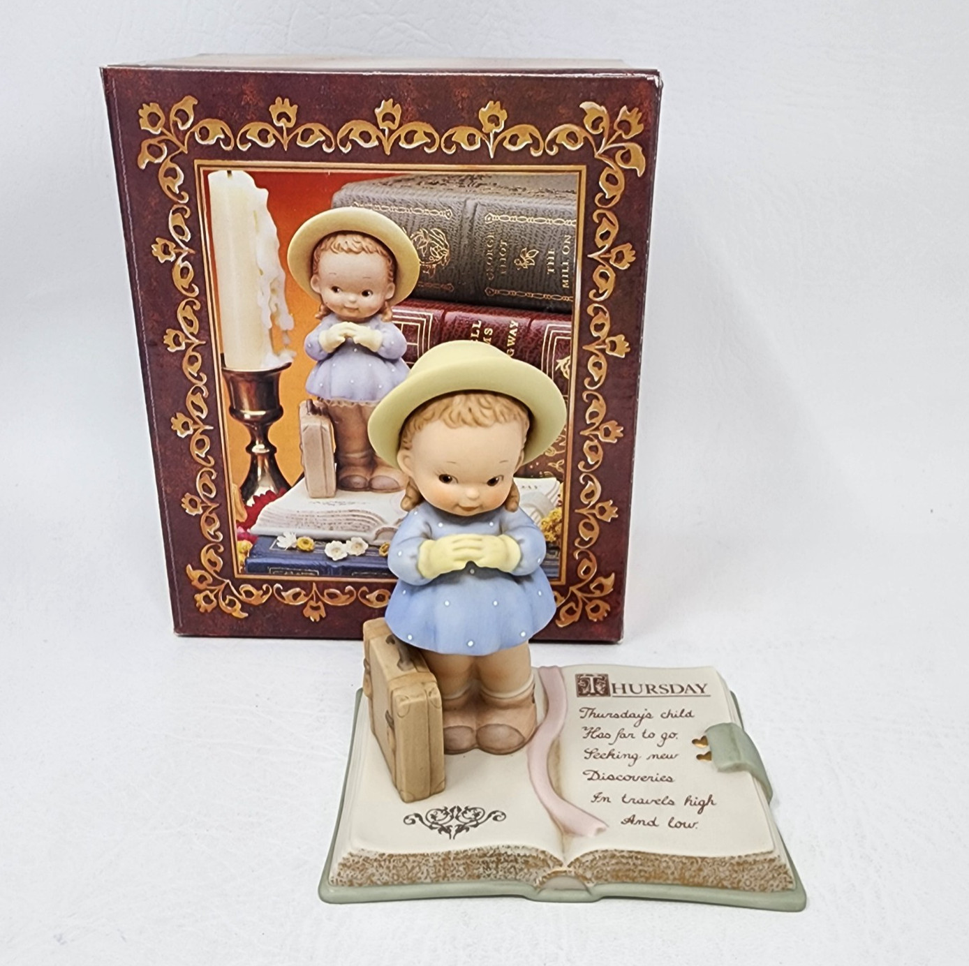 1993 ENESCO Memories of a Special Day THURSDAY\'S CHILD Figurine 4.75\