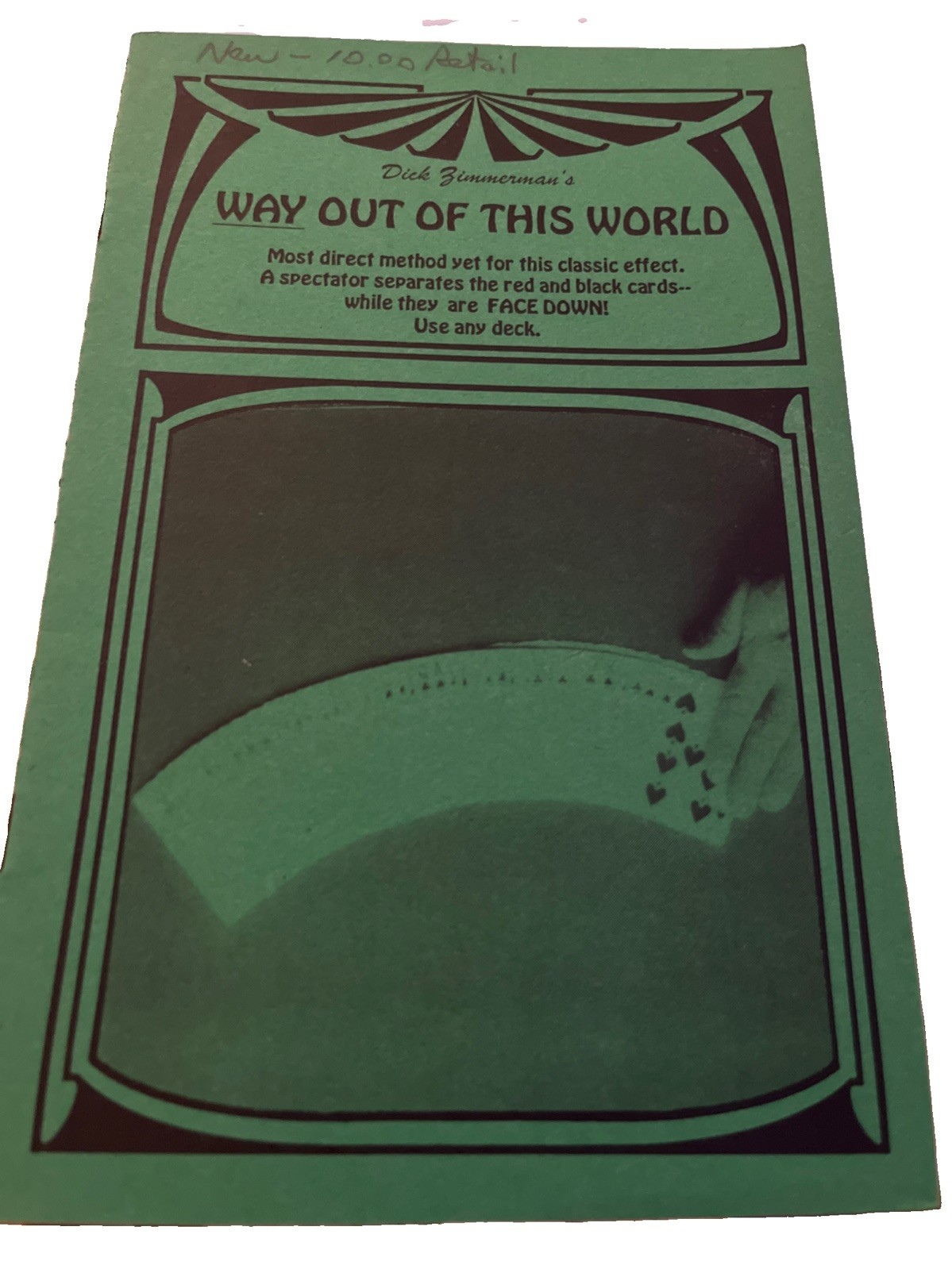 Vintage 1992 Way Out Of This World Dick Zimmerman Magic Trick Instruction Book