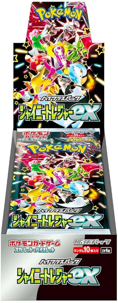 Japanese Shiny Treasure EX sv4a High Class Pokemon TCG Sealed Booster Box*