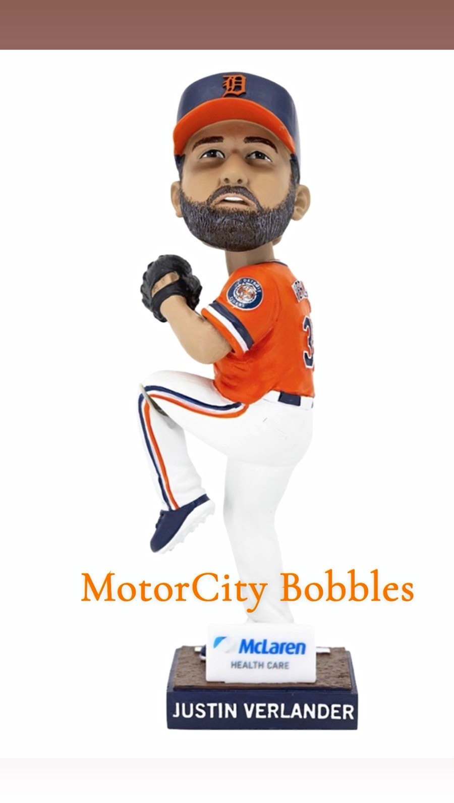 ⚾️Detroit Tigers Legend Justin Verlander Bobblehead SGA 9/25/26⚾️