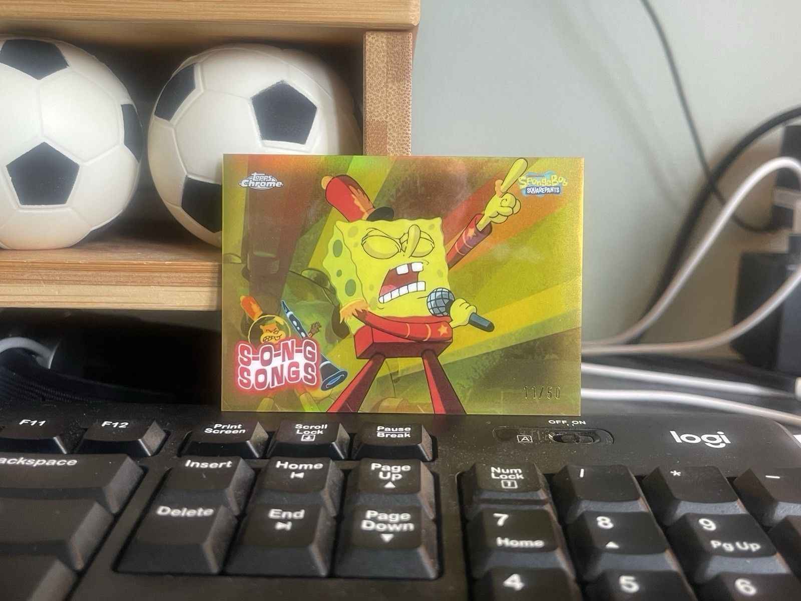 2025 Topps Chrome SpongeBob SquarePants Sweet Victory TRUE Gold Refractor /50