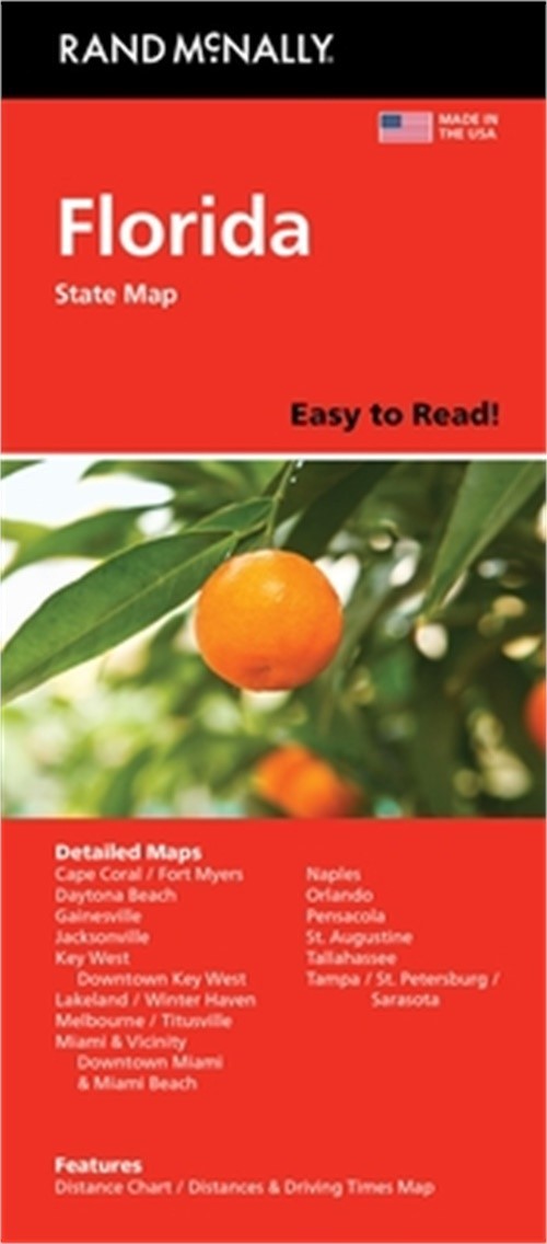 Rand McNally Easy to Read: Florida State Map (Sheet Map, Folded)