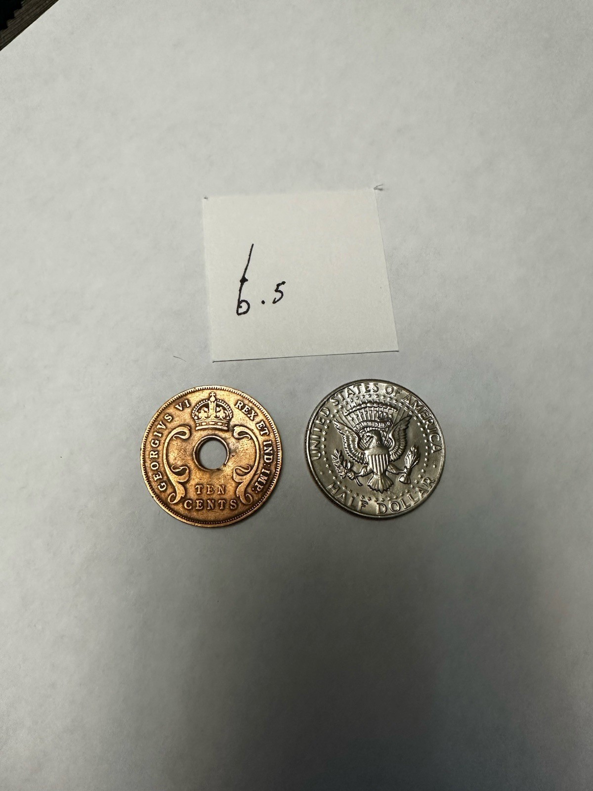 Chinatown Coin Set Using East African Dime/ Kennedy Half. Chinatown Coin Set Using East African Dime/ Kennedy Half.