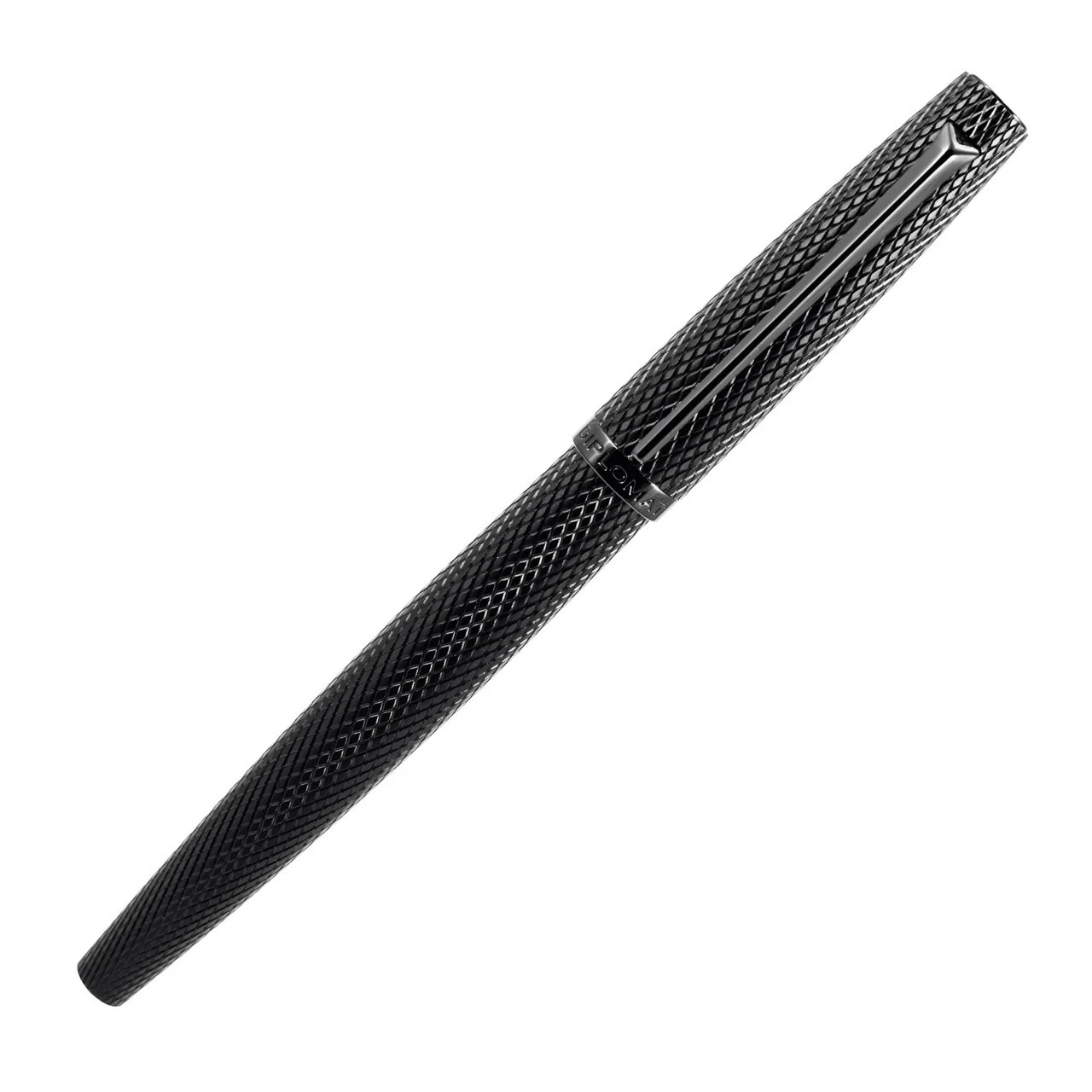 Diplomat Viper Fountain Pen in Noir Guilloche Diplomat Viper Fountain Pen in Noir Guilloche