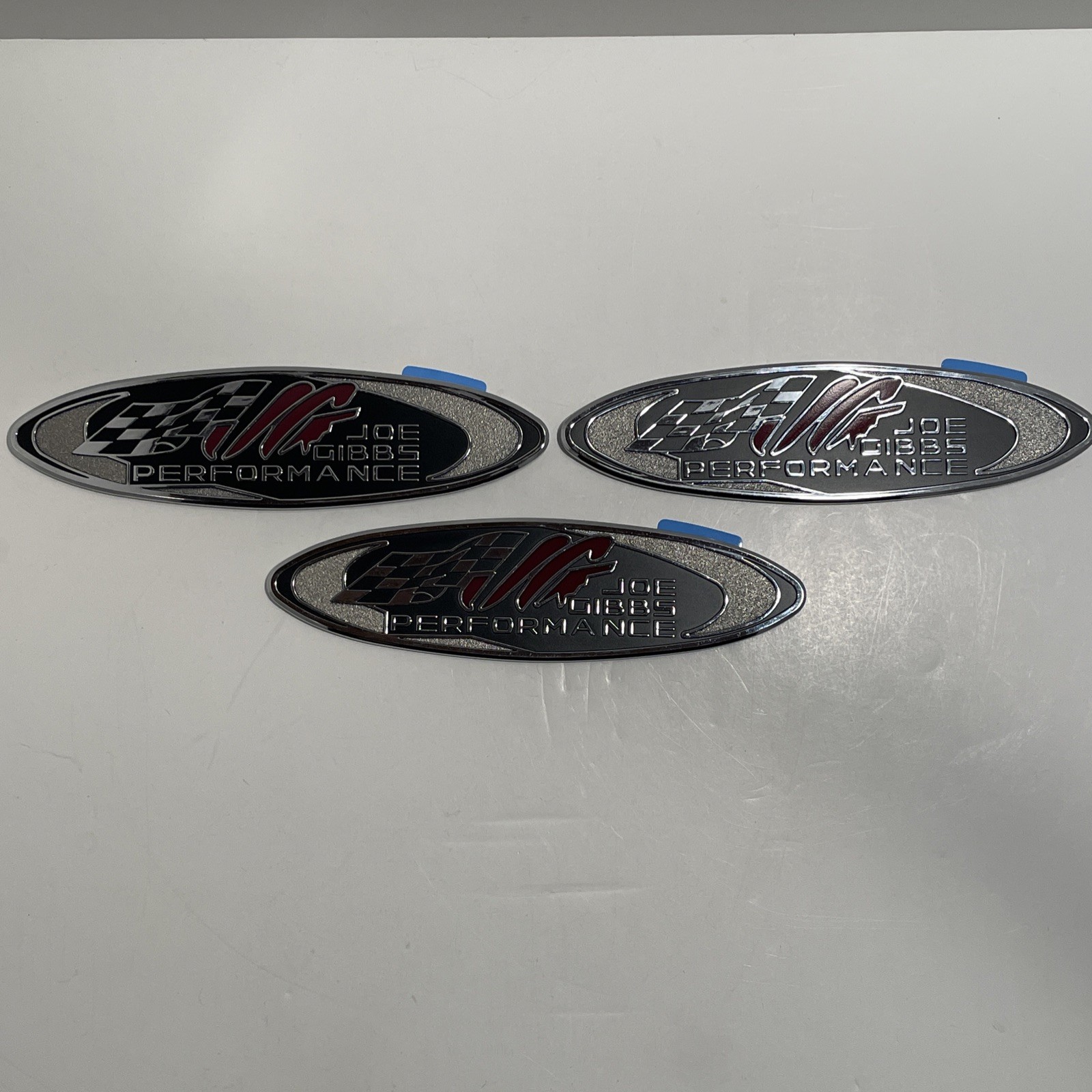 Three (3) Silverado/Tahoe Replacement OEM Joe Gibbs Performance Badges Three (3) Silverado/Tahoe Replacement OEM Joe Gibbs Performance Badges