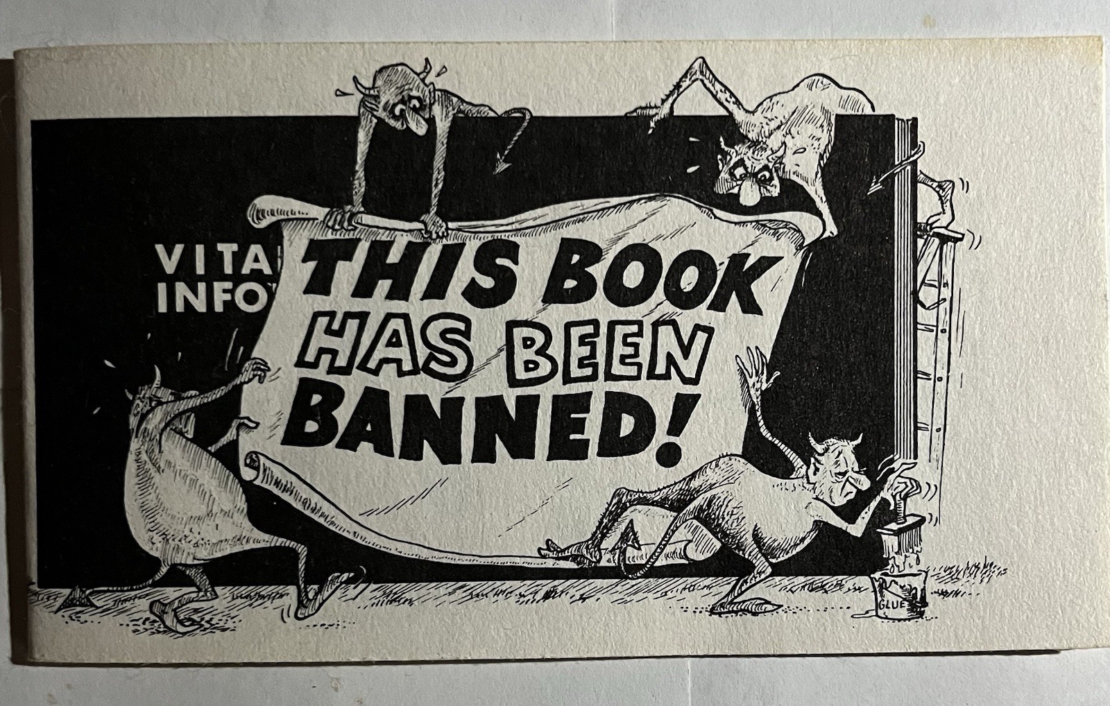 This Book Has Been Banned by Jack T. Chick 1969 Bible Tract NEW Religious NOS This Book Has Been Banned by Jack T. Chick 1969 Bible Tract NEW Religious NOS
