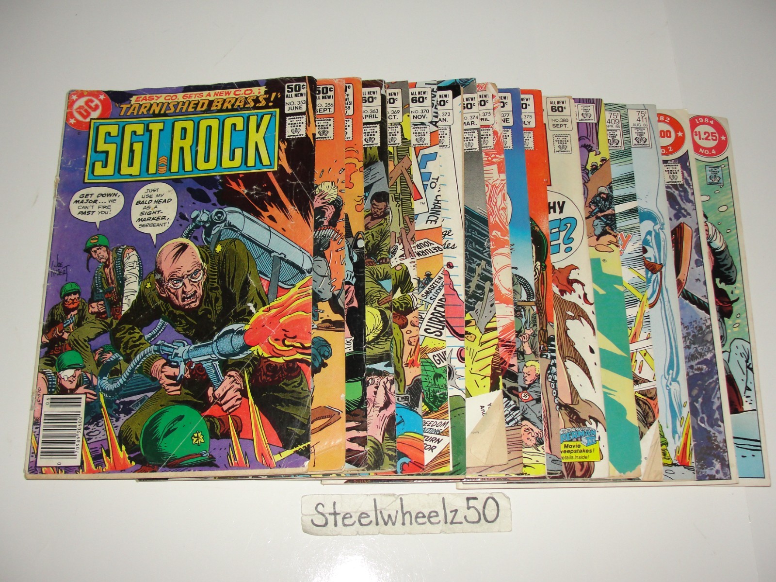 Sgt Rock 17 Comic Lot DC 1981 353 356 358 363 369 370 372 374 375 377 378 380 2 Sgt Rock 17 Comic Lot DC 1981 353 356 358 363 369 370 372 374 375 377 378 380 2