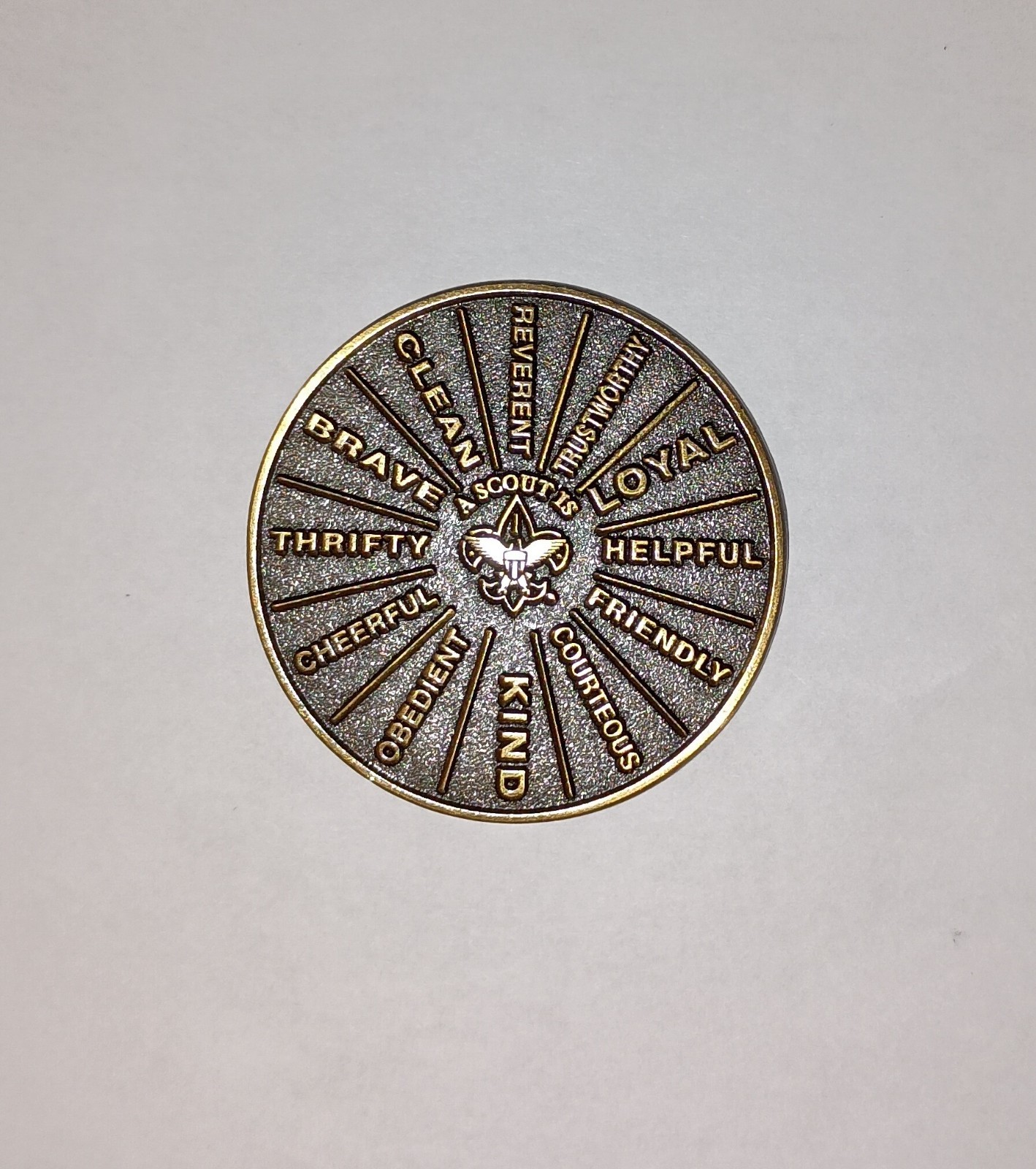 Boy Scouts of America Oath Law Commemorative Token Coin NOS Boy Scouts of America Oath Law Commemorative Token Coin NOS