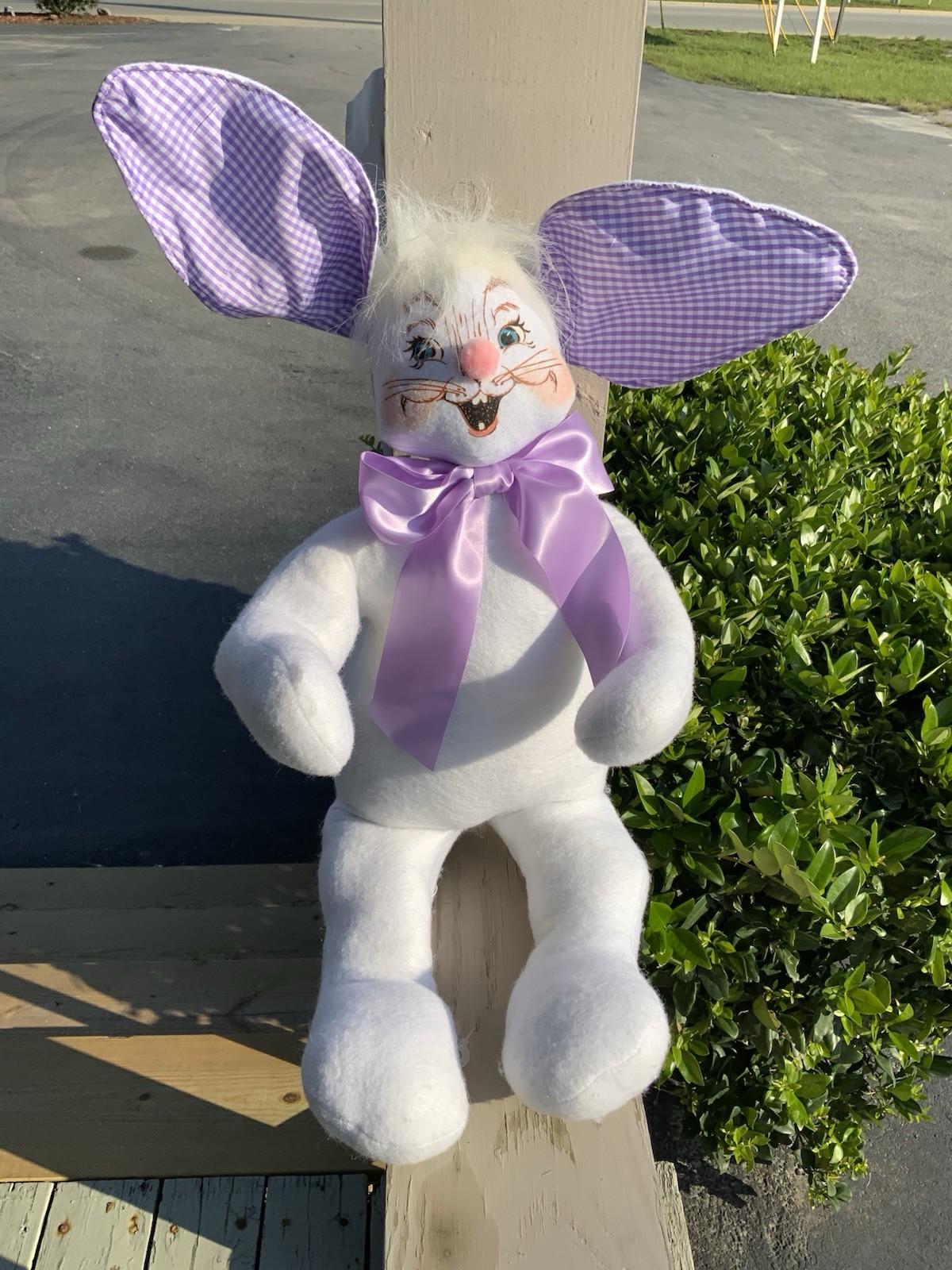 2013- 22” Annalee Collection Lavender Easter Egg Hunt Posable Rabbit 2013- 22” Annalee Collection Lavender Easter Egg Hunt Posable Rabbit