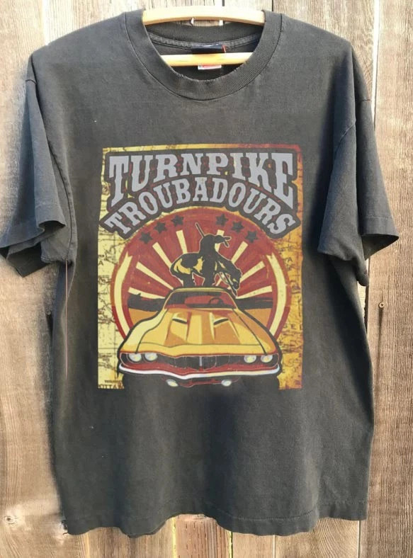Turnpike Troubadours Band Graphic Charcoal Unisex T shirt Men Women S-5XL