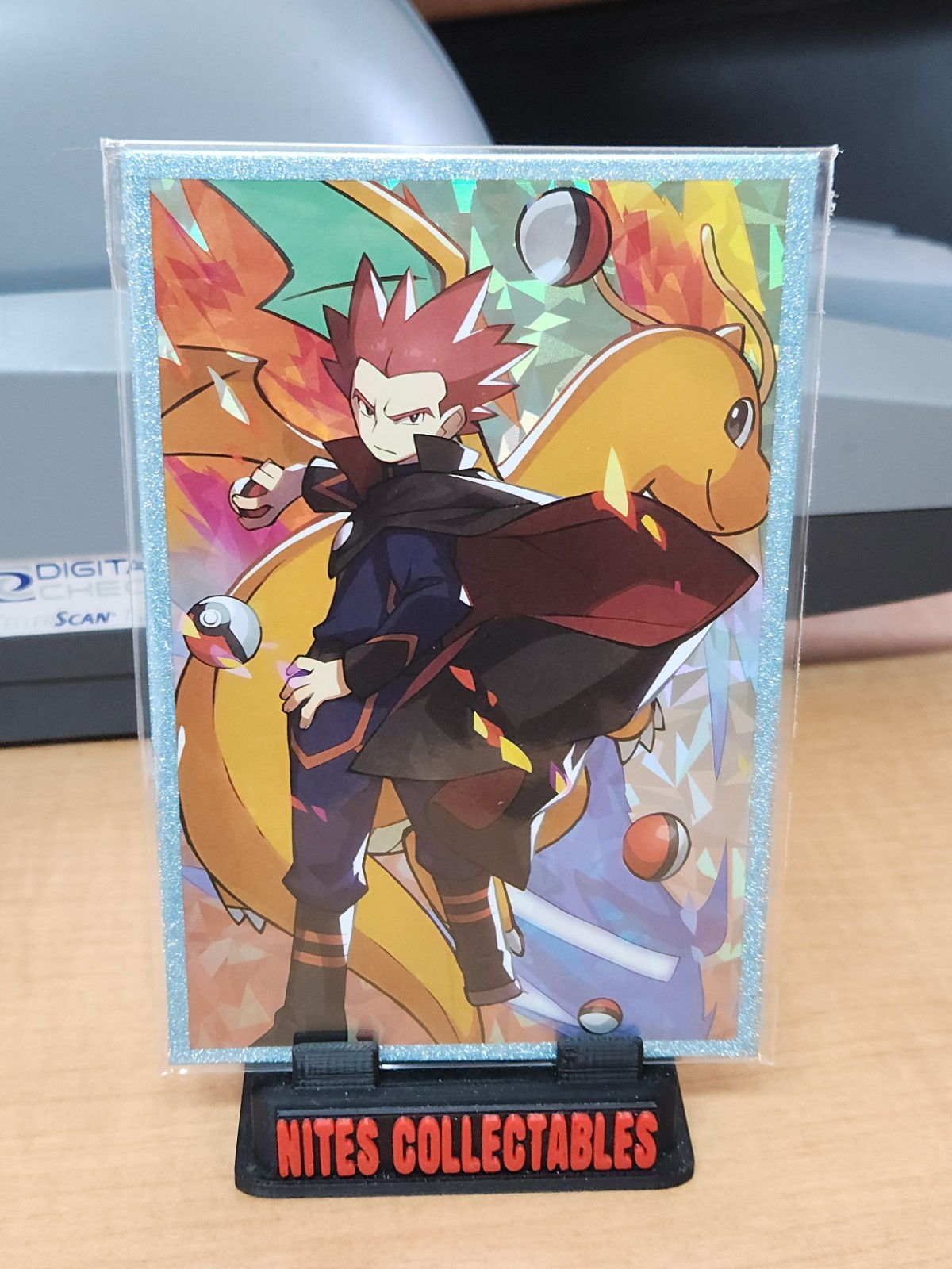 Pokémon - Lance & Dragonite Cracked Ice Kato Art Board Pokémon - Lance & Dragonite Cracked Ice Kato Art Board