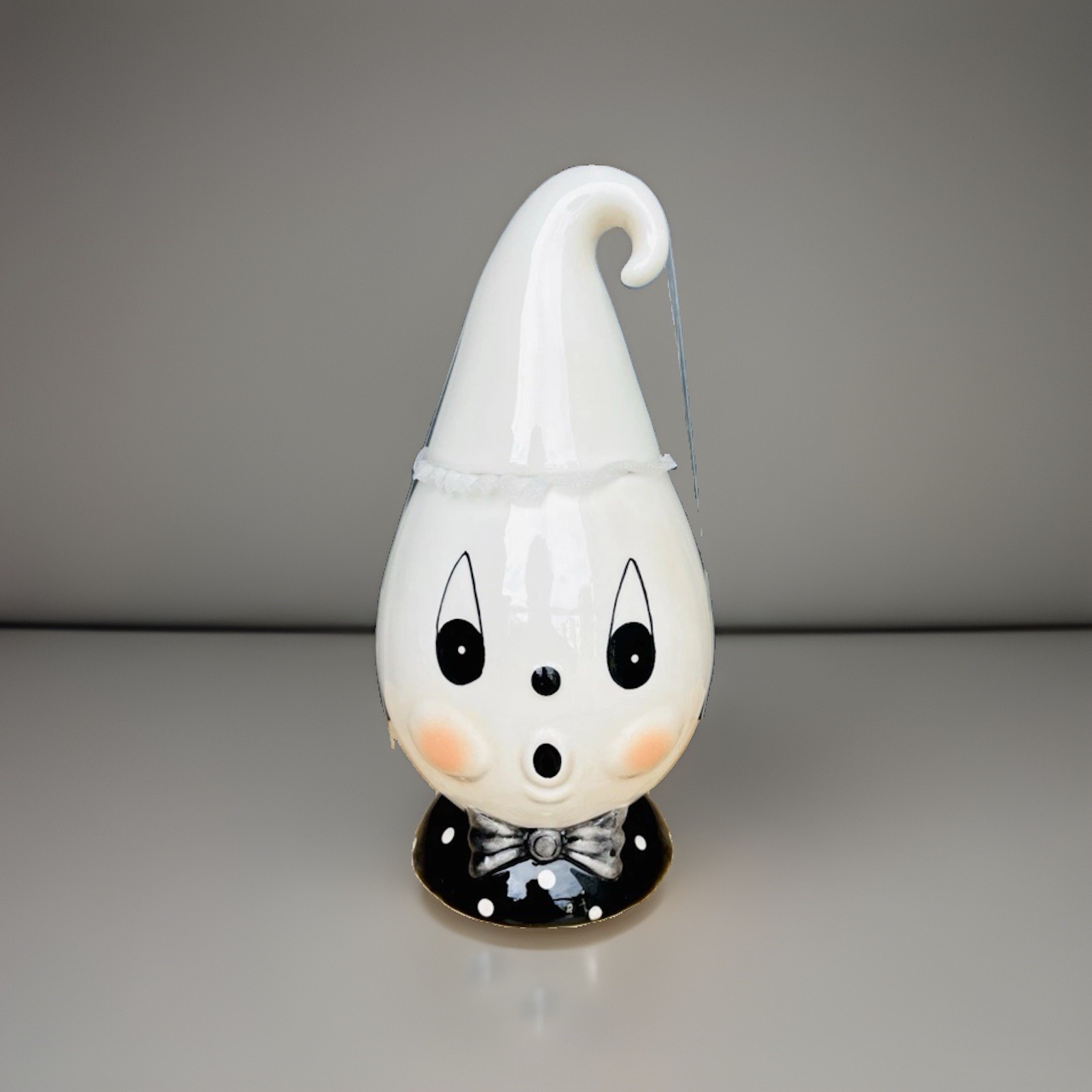 🖤🤍New Johanna Parker Large Ceramic Gus Cookie Jar HTF