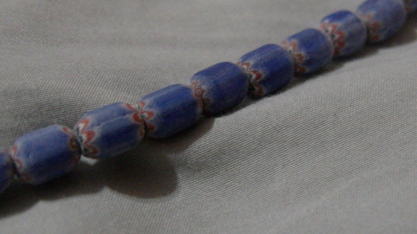 Chevron Beads 8x`10mm 44 beads 1 strand as pictured