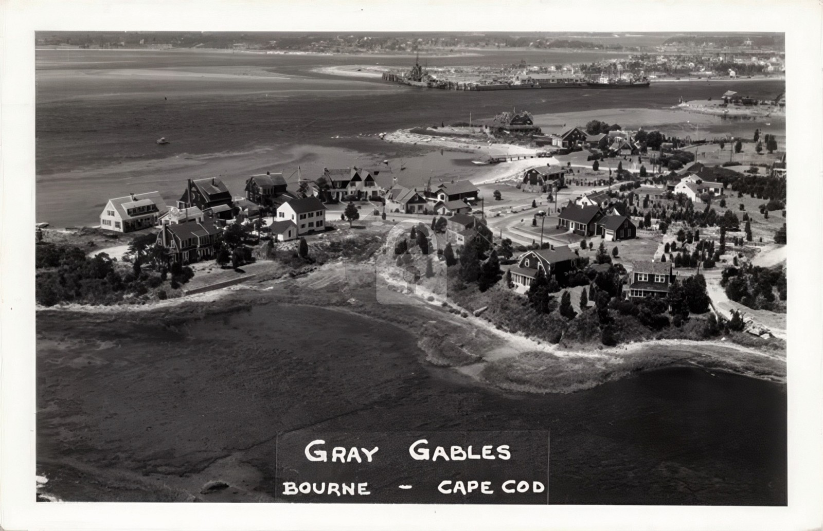 Gray Gables Beach Houses BOURNE MA Cape Cod 1952 RPPC Photo Postcard COPY Gray Gables Beach Houses BOURNE MA Cape Cod 1952 RPPC Photo Postcard COPY
