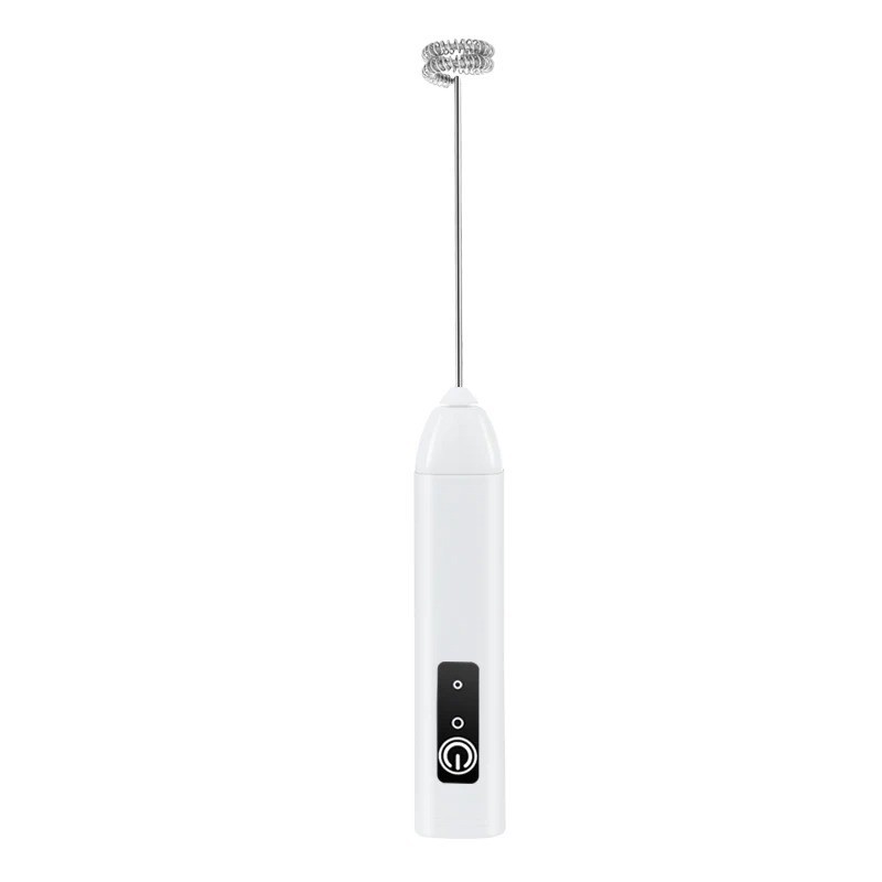 NEWElectric Milk Frother Handheld USB Rechargeable Egg Beater Foam Maker 3 Speed