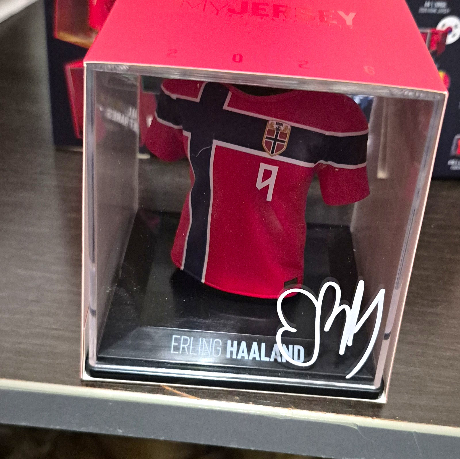 FanCollex MyJersey 2026 Home Jersey Erling Haaland AR Autographed Mini