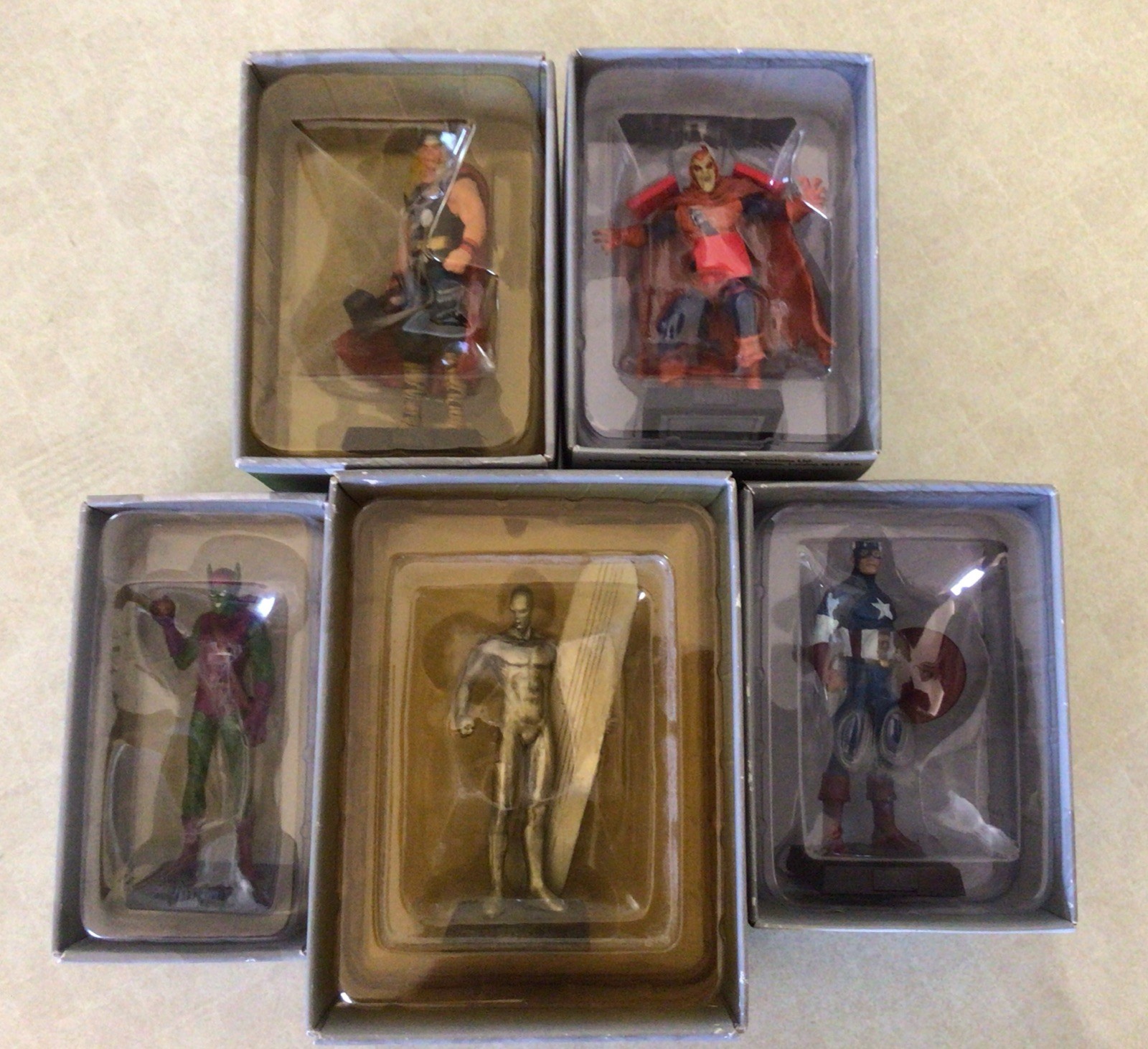 Eaglemoss Classic Marvel Figures W/ Comic Book Lot of 5 Eaglemoss Classic Marvel Figures W/ Comic Book Lot of 5