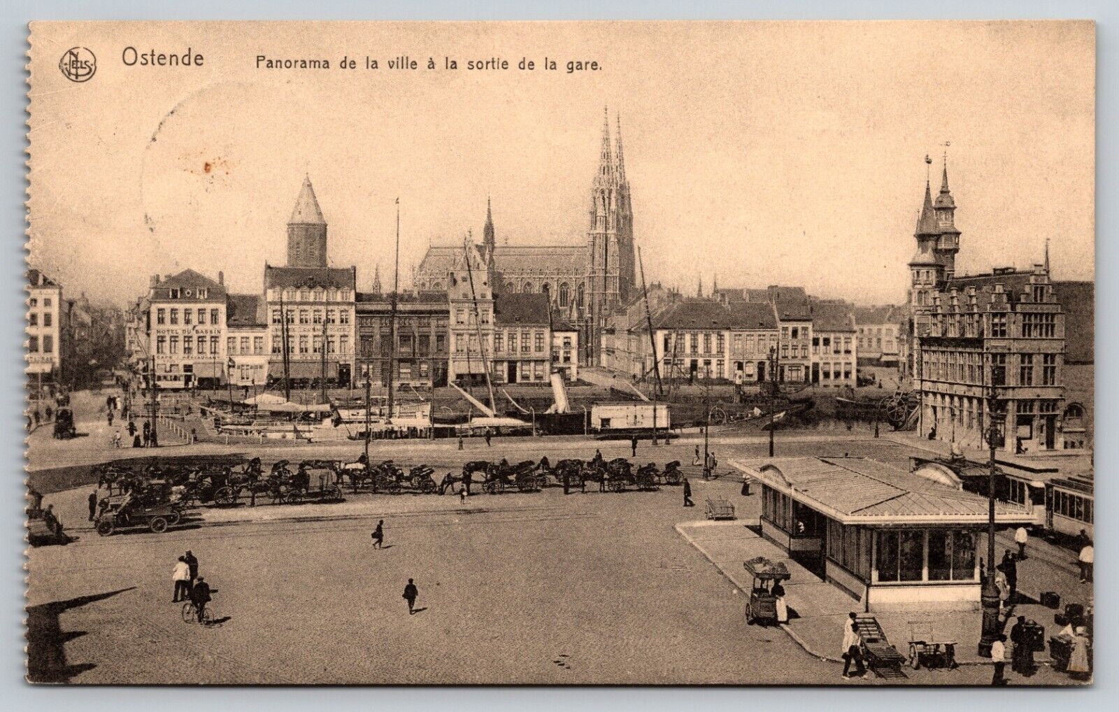 Ostende Belgium Postcard POSTED 1915