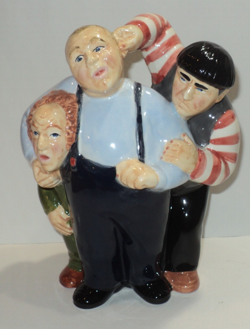 Vintage 1997 Three Stooges– Clay Art Piggy Bank 3 Stooges Bank Vintage 1997 Three Stooges– Clay Art Piggy Bank 3 Stooges Bank