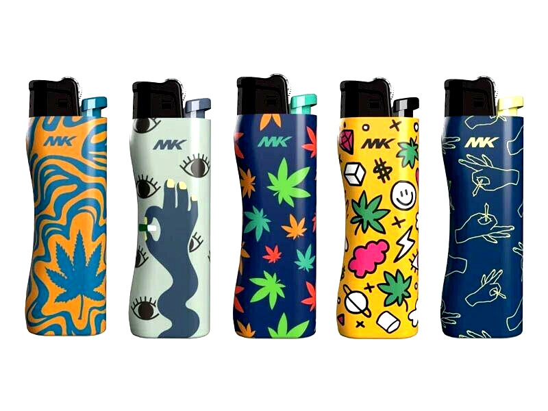 MK MK PLANT SERIES GRIP PRO LIGHTERS PACK OF 5 (711006) MK MK PLANT SERIES GRIP PRO LIGHTERS PACK OF 5 (711006)