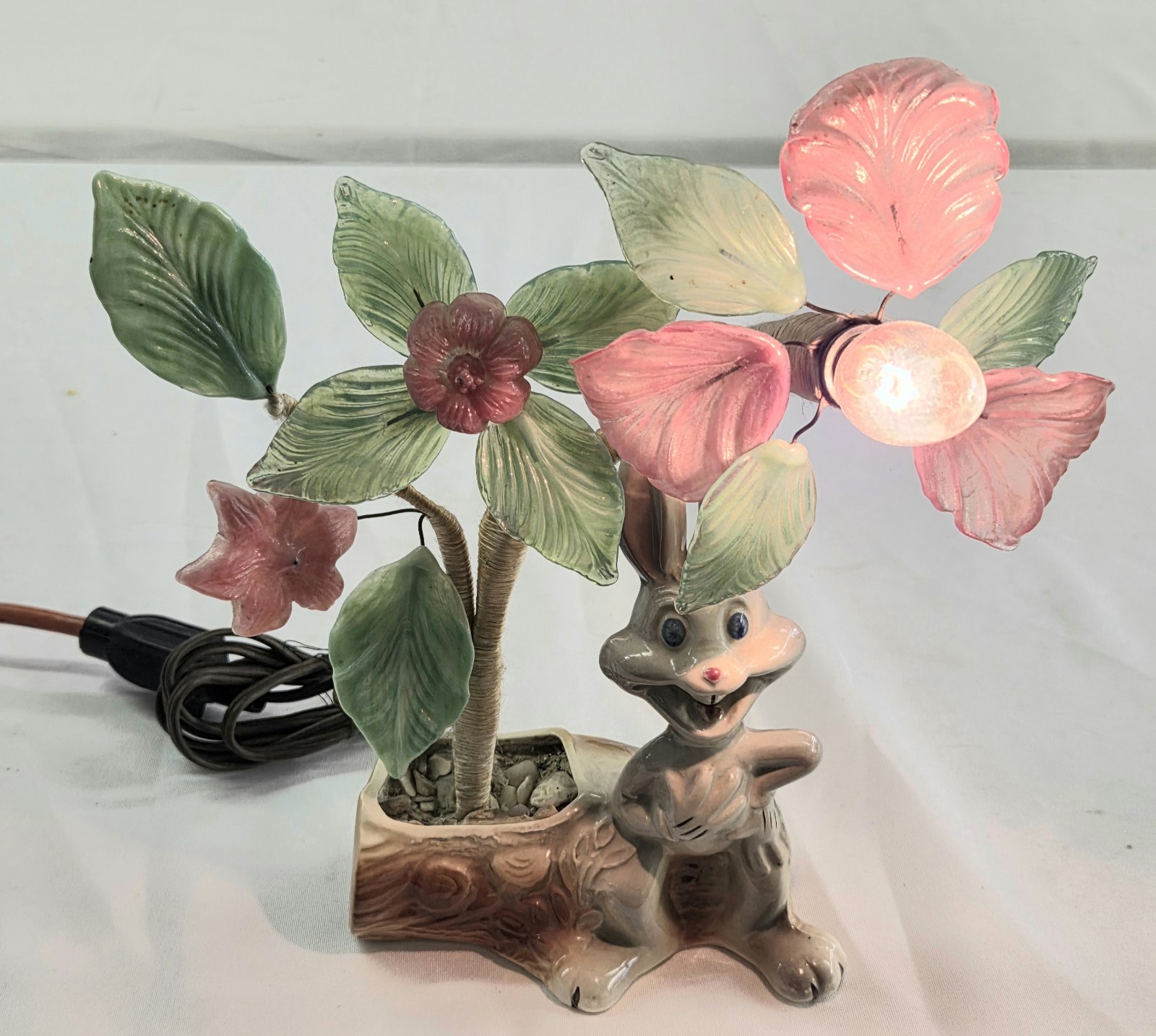 ULTRA RARE 1950\'s RICHARD SINGER & SONS 🐰BUGS BUNNY🐰 LAMP/LIGHT WARNER BROS. ULTRA RARE 1950\'s RICHARD SINGER & SONS 🐰BUGS BUNNY🐰 LAMP/LIGHT WARNER BROS.