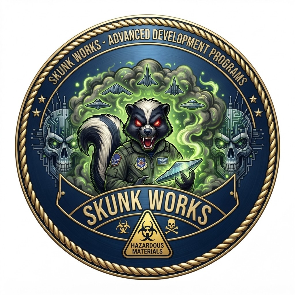 Skunk Works Top Secret Military Coffee Mug - Prior Service USAF Gift Drinkware