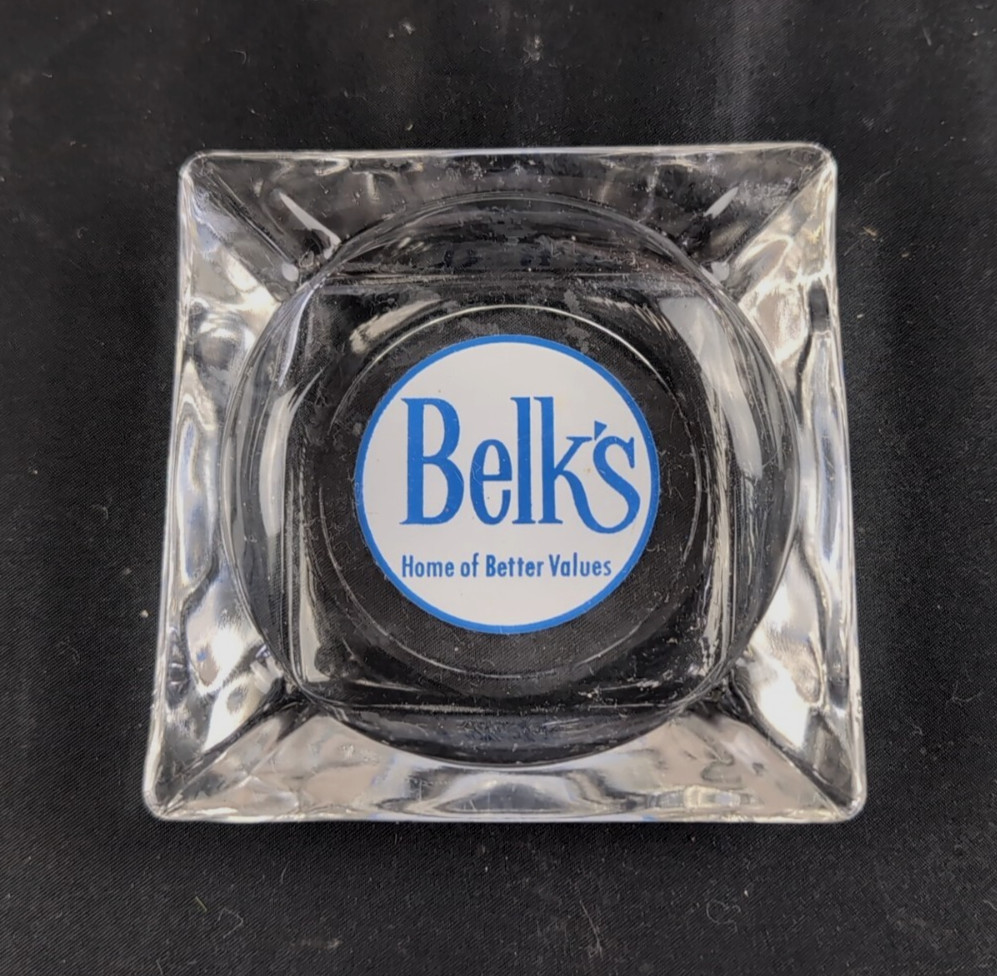 Vintage Belk’s Stores Advertising Ashtray Home of Better Values, 3.5\