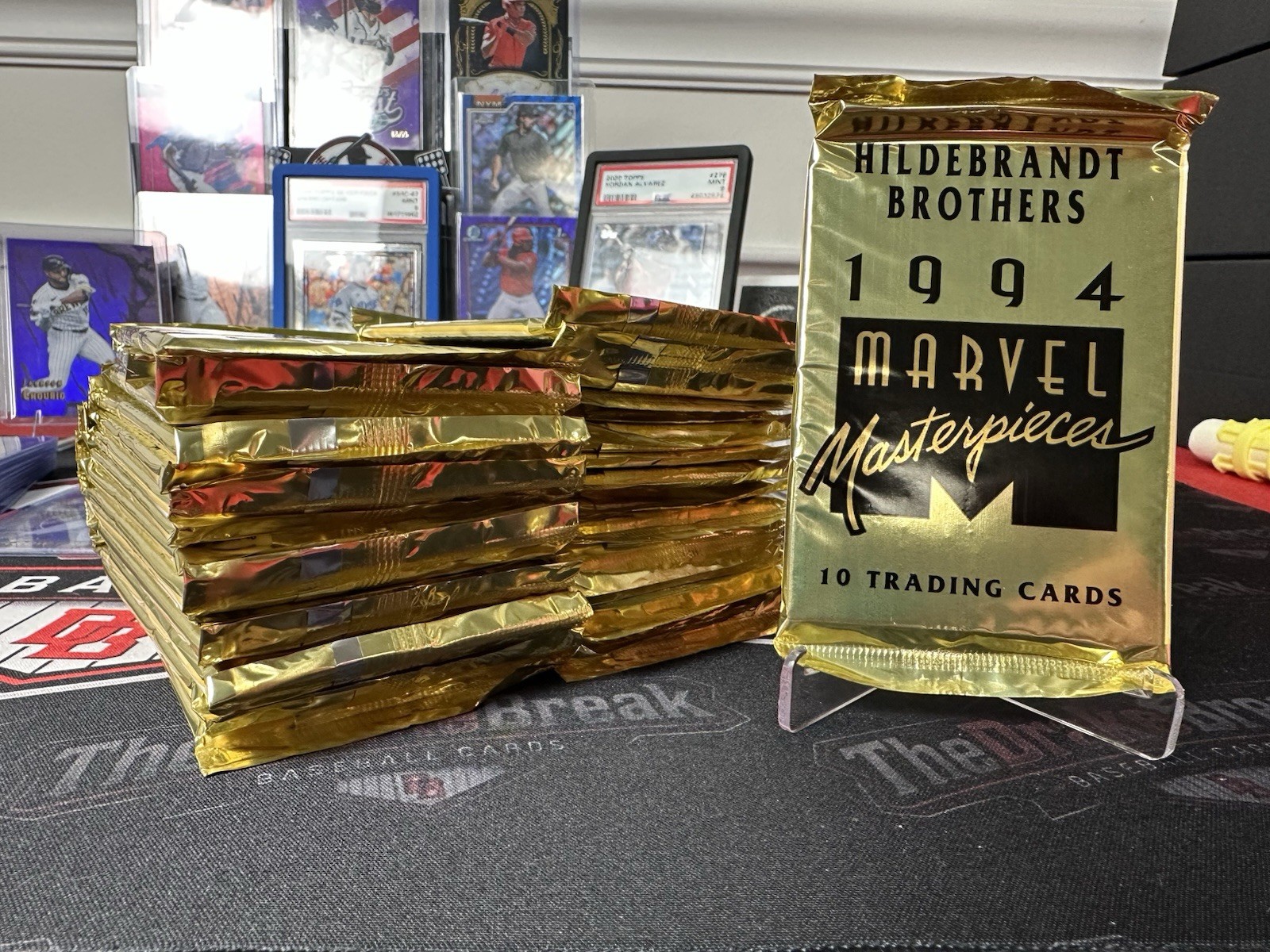 Fleer Marvel Masterpieces 1994 Hildebrandt Brothers Sealed Pack 10 Cards Fleer Marvel Masterpieces 1994 Hildebrandt Brothers Sealed Pack 10 Cards