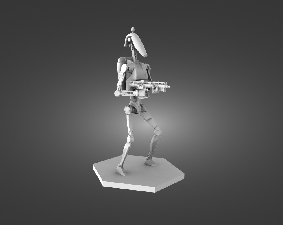 B-1 Battle Droid Resin  Statue Model Kit Unpainted/Unassembled