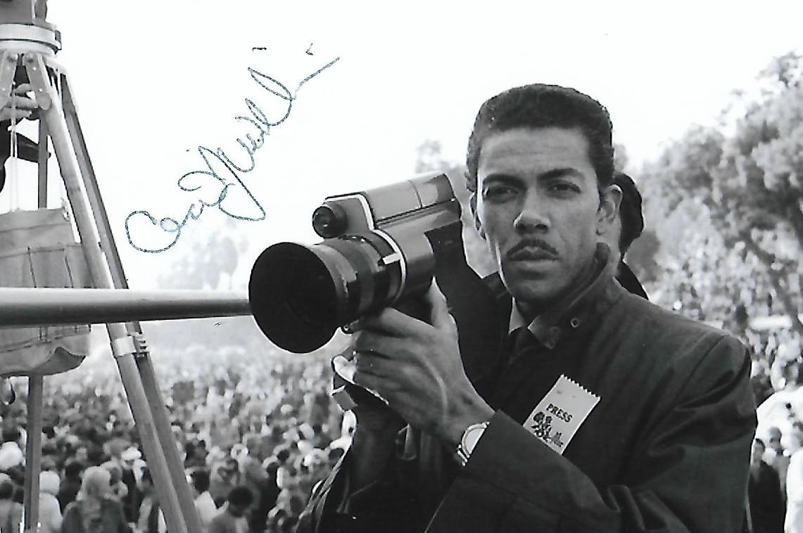 Cecil Williams signed 4x6 photo Civil Rights photographer USA RARE COA LOOK