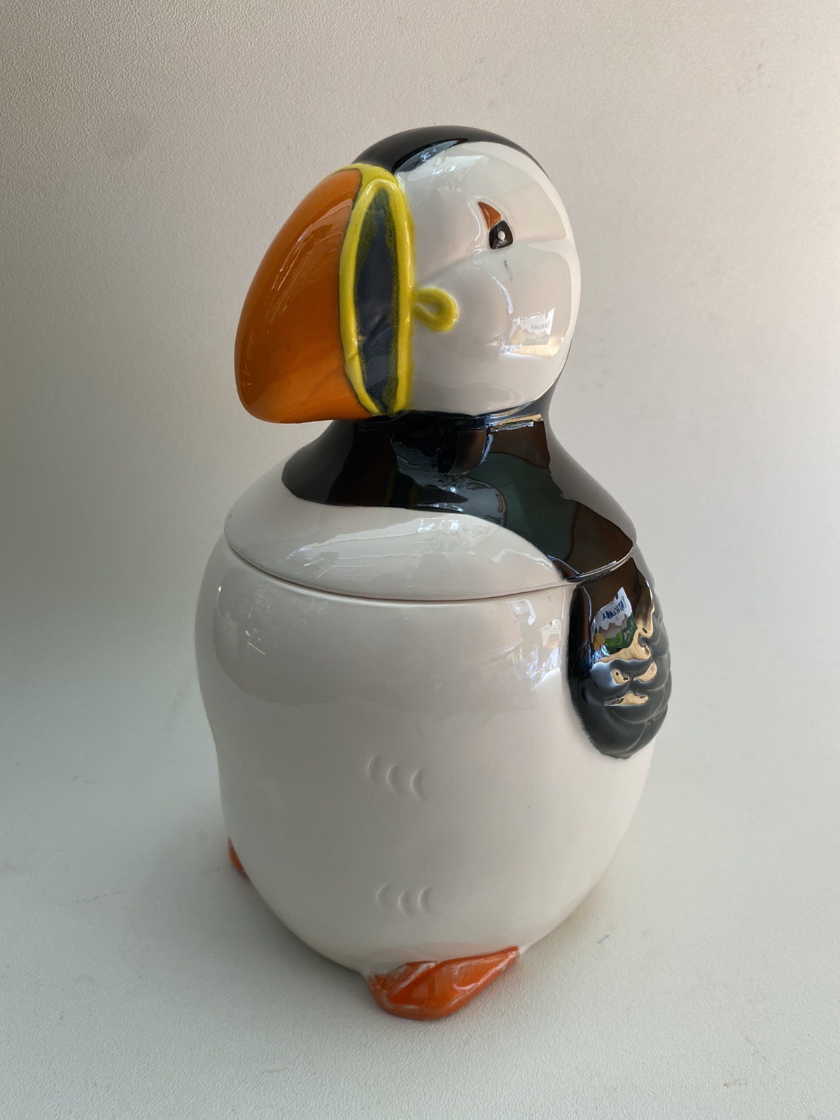 Rare Vintage Pier 1 Imports Puffin Cookie Jar Rare Vintage Pier 1 Imports Puffin Cookie Jar
