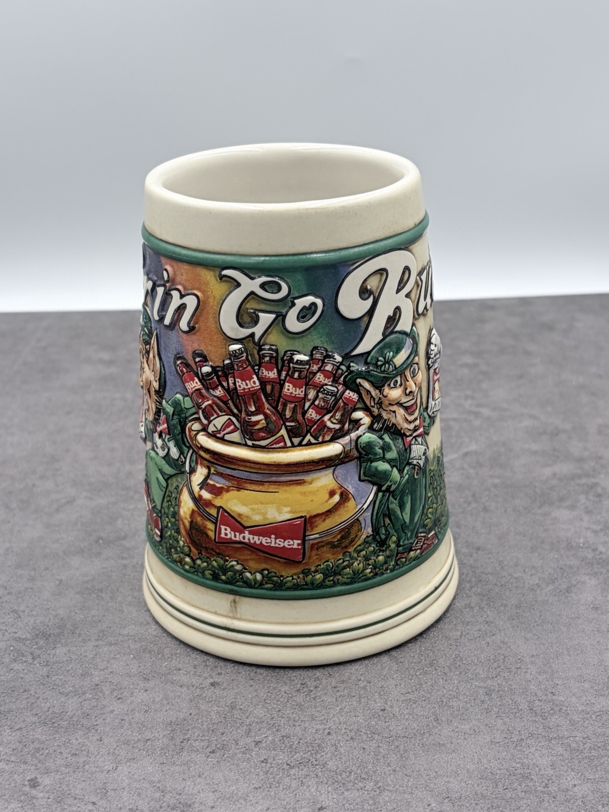 Budweiser 1992 St. Patrick's Day Stein Mug Budweiser 1992 St. Patrick's Day Stein Mug