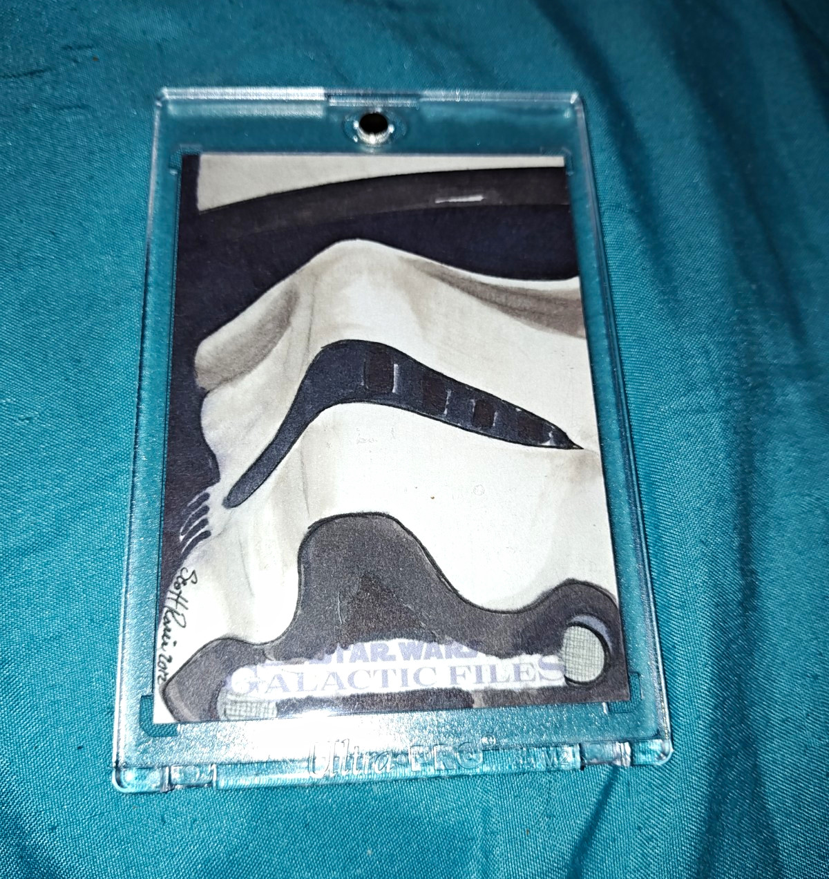 2021 Topps Star Wars Galactic Files Stormtrooper Sketch 1/1 Congratulations