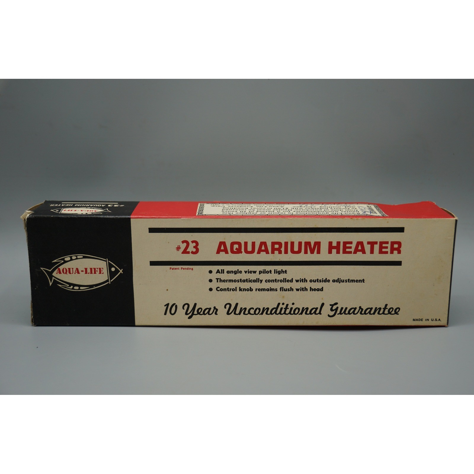 Vintage 1967 Aqua-Life #23 Aquarium Heater Empty Display Box Brooklyn NY Prop Vintage 1967 Aqua-Life #23 Aquarium Heater Empty Display Box Brooklyn NY Prop