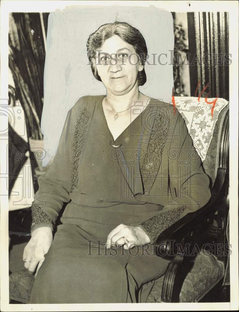 1935 Press Photo Mrs. John H. Curtiss of Flemington, New Jersey - nei16616